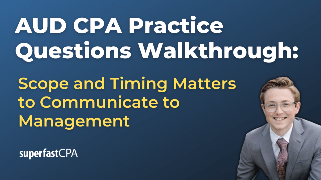 Scope and Timing Matters to Communicate to Management