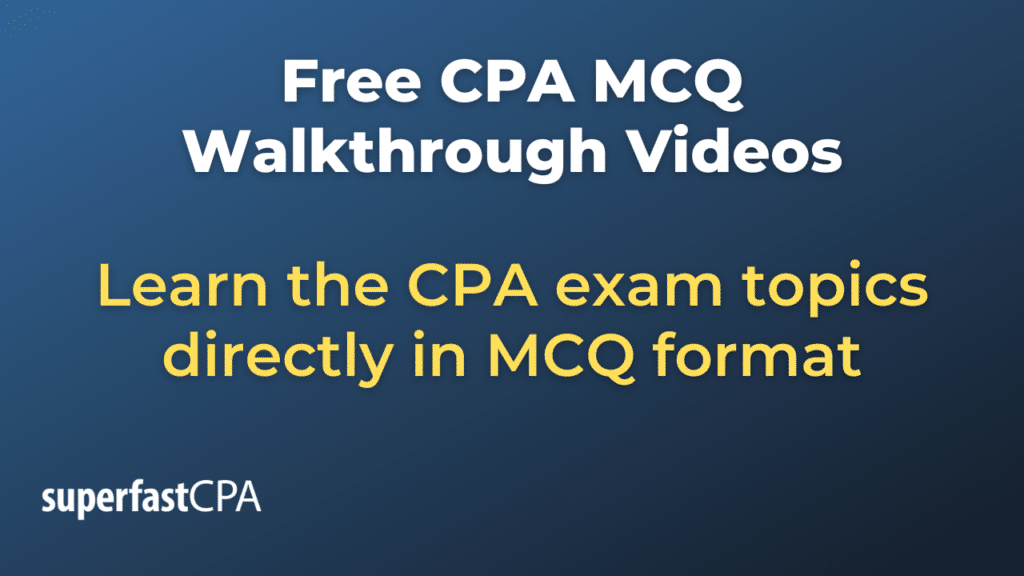 free cpa exam walkthrough videos