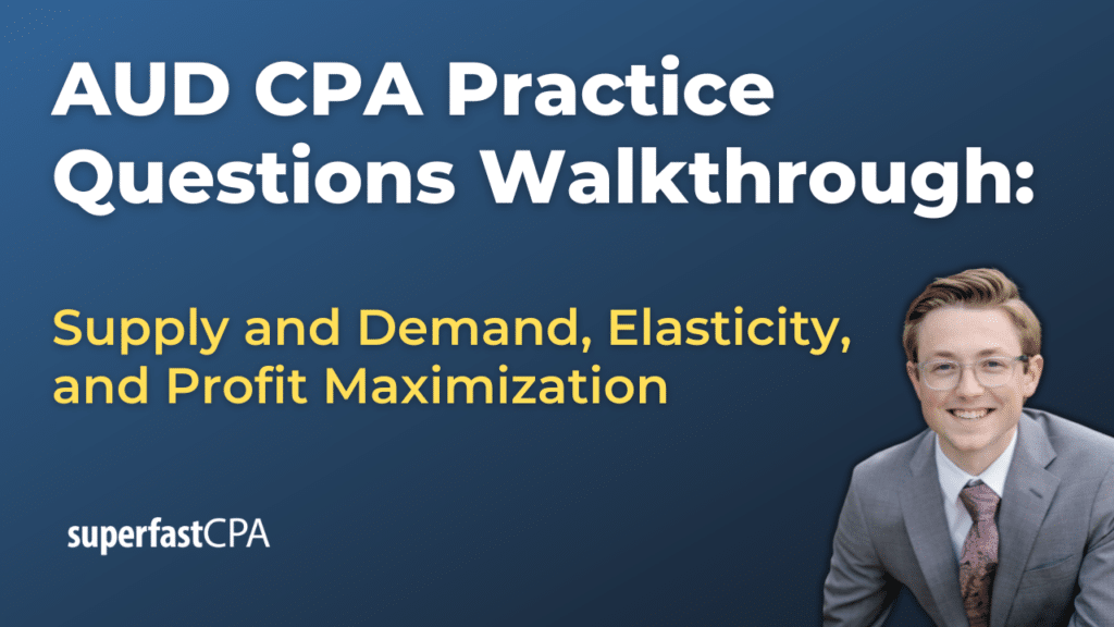 Supply and Demand, Elasticity, and Profit Maximization