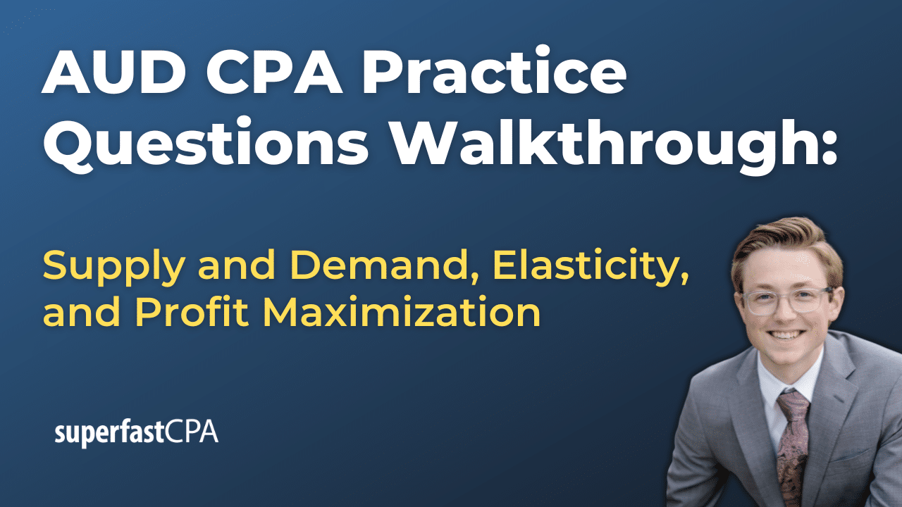 Supply and Demand, Elasticity, and Profit Maximization
