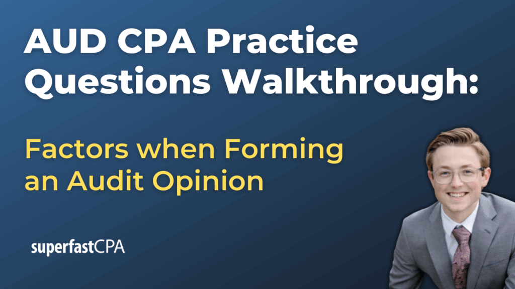Factors when Forming an Audit Opinion