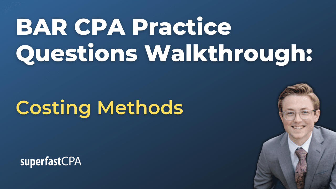BAR 1 Costing Methods