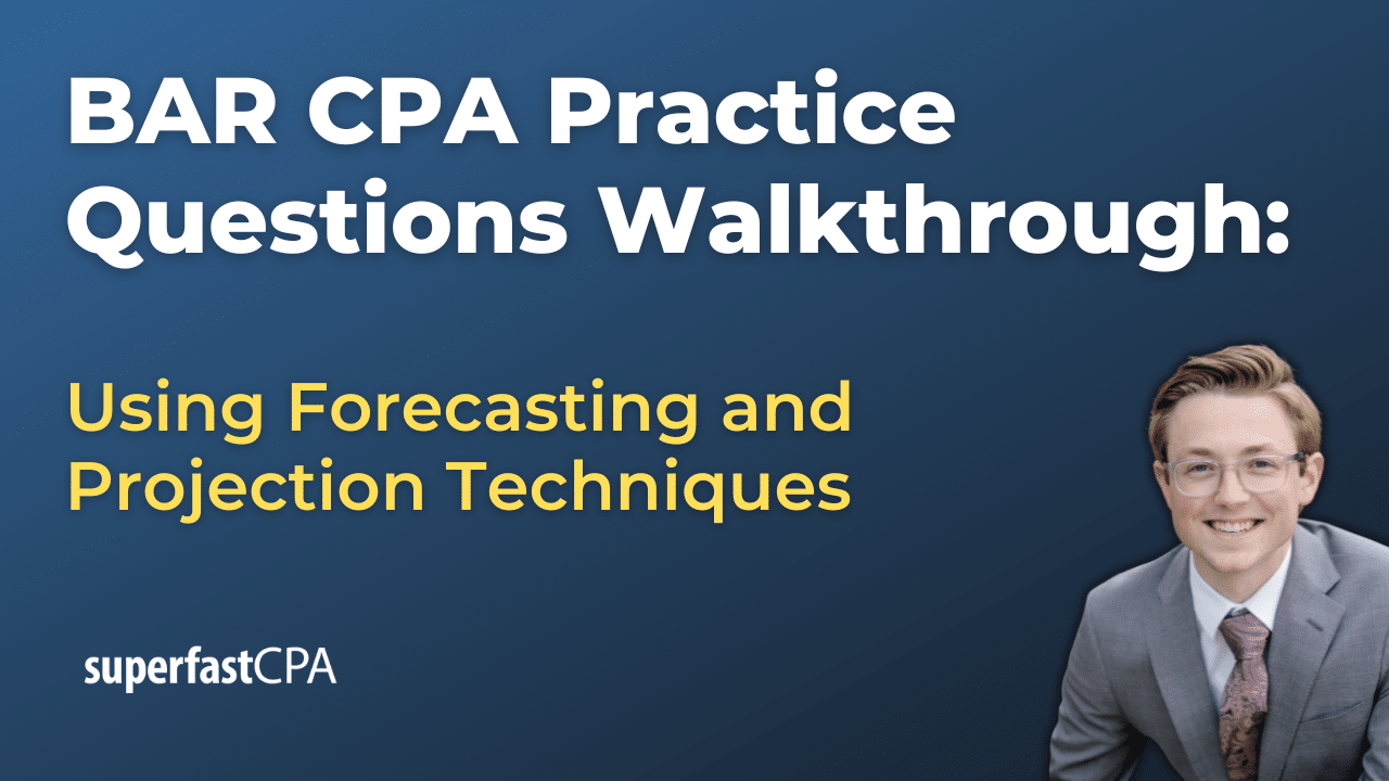 BAR 1 Using Forecasting and Projection Techniques