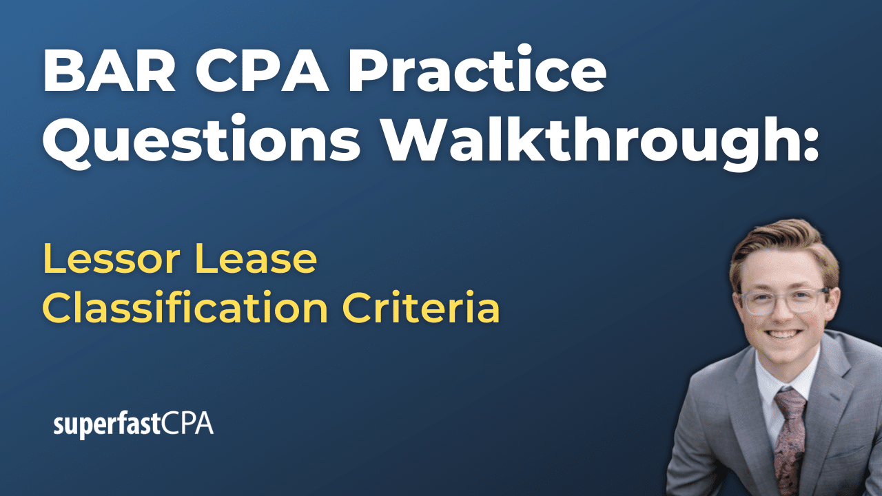 BAR 2 Lessor Lease Classification Criteria