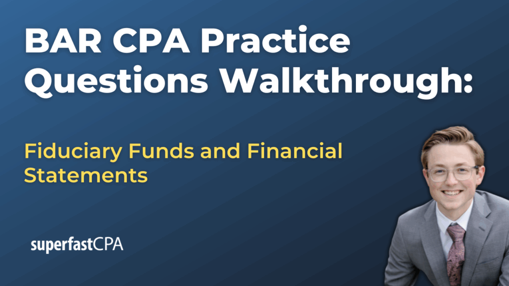 BAR 3 Fiduciary Funds and Financial Statements