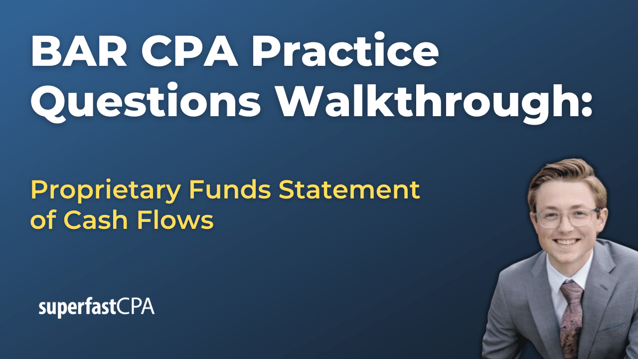 BAR 3 Proprietary Funds Statement of Cash Flows