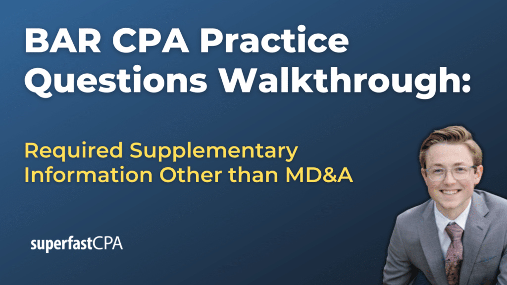 Required Supplementary Information Other than MD&A