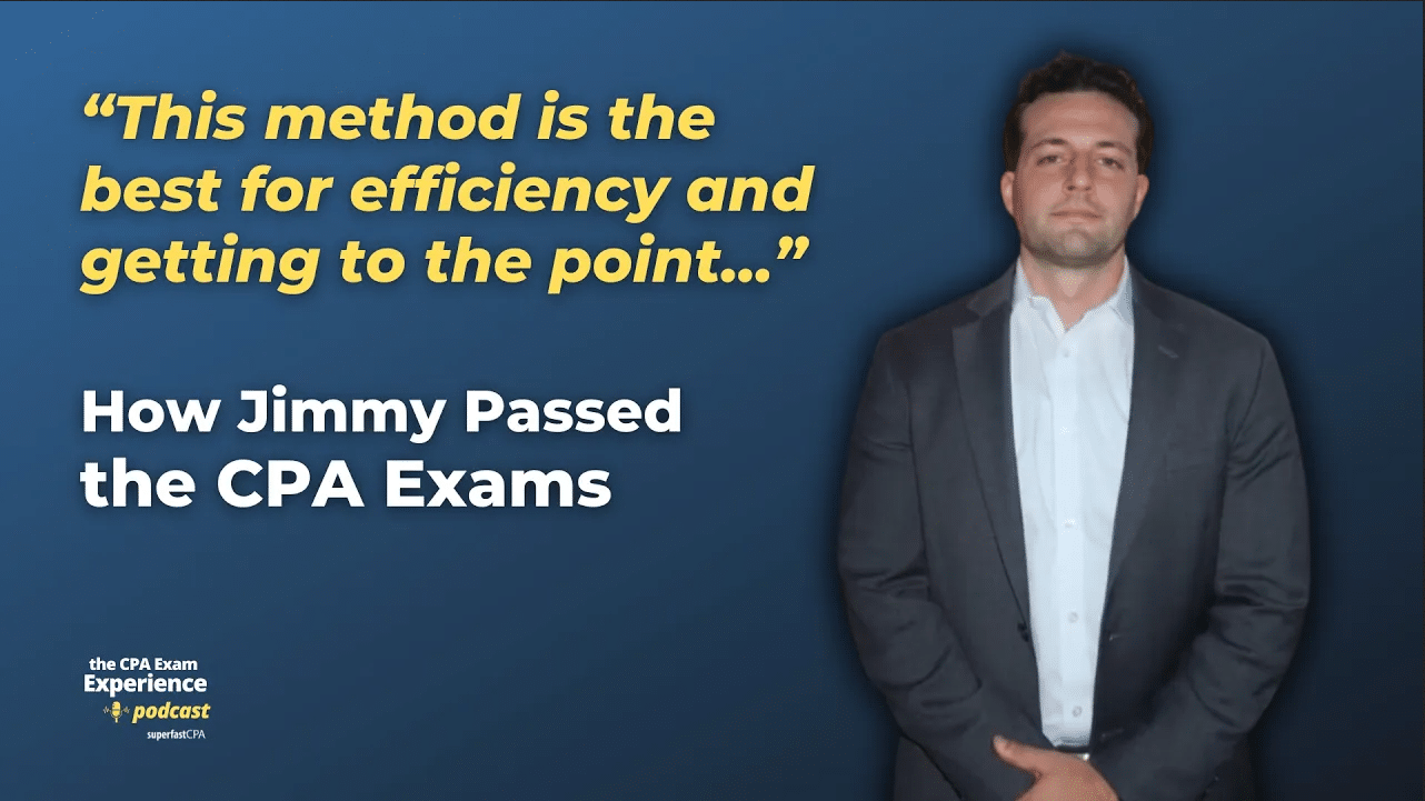 How Jimmy Passed the CPA Exam By Making Small Changes