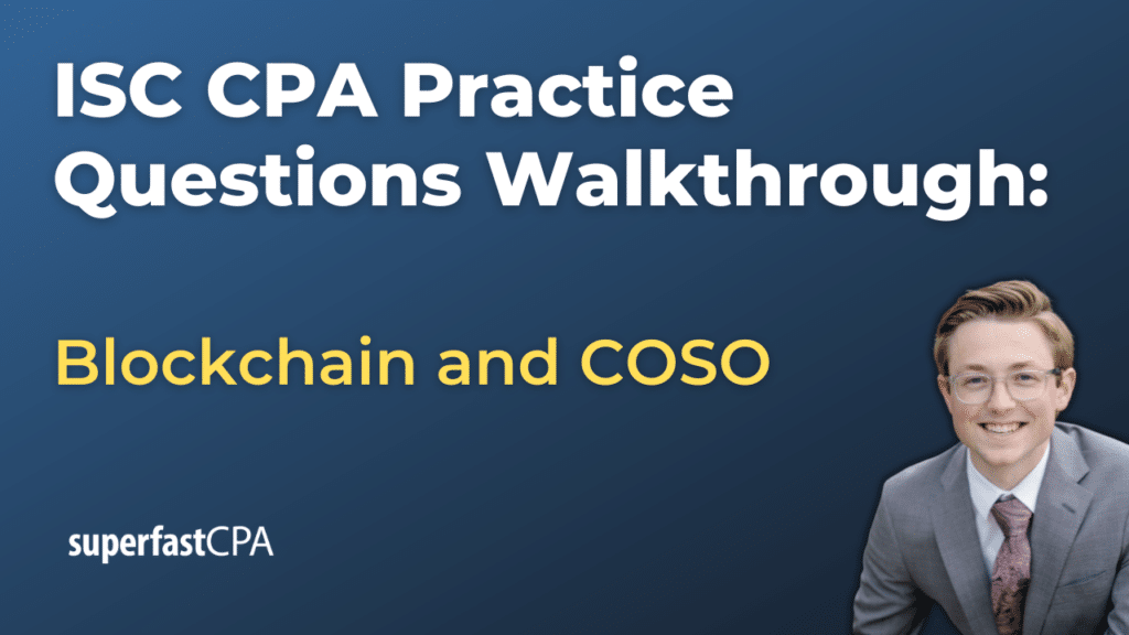 ISC 1 Blockchain and COSO